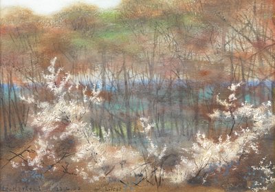 Leatherhead, Surrey (suluboya) by Edward Clifford