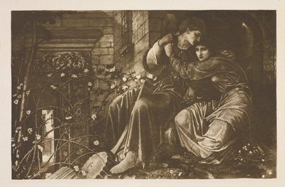 yıkıntılar arasında aşk by Edward Coley (after) Burne Jones