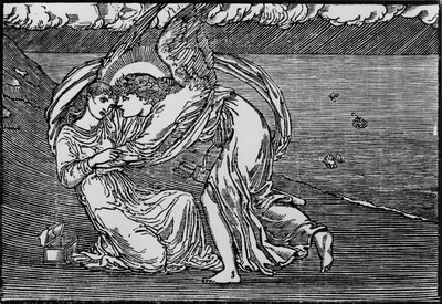 Onu Canlandıran Aşk Tanrısı by Edward Coley (after) Burne Jones