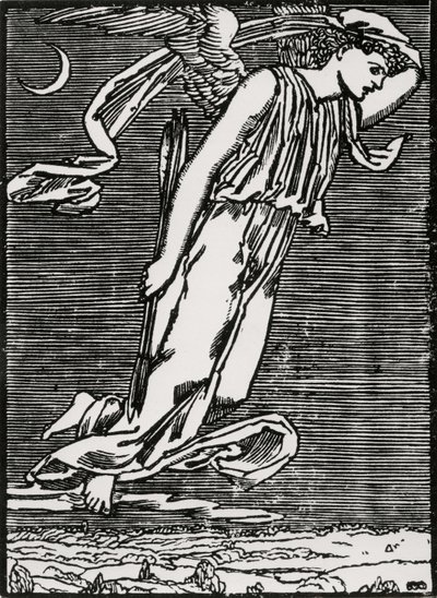 Psyche Aşk Tanrısı Bekliyor by Edward Coley (after) Burne Jones