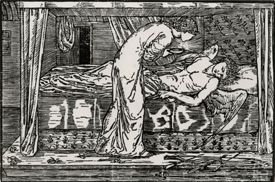 ruh casusluğu by Edward Coley (after) Burne Jones