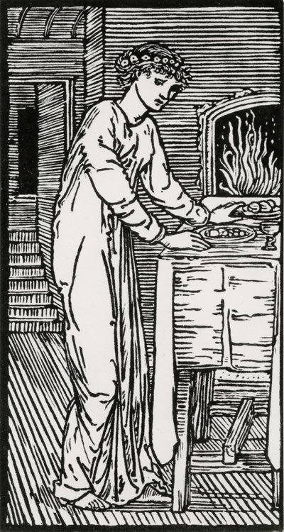 Tablo tarafından Psyche by Edward Coley (after) Burne Jones