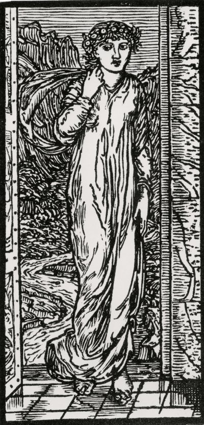 Bahçedeki Ruh by Edward Coley (after) Burne Jones
