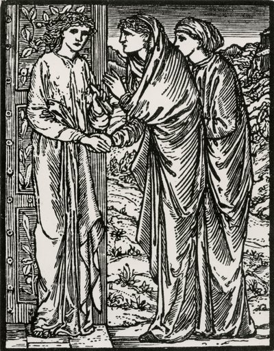 İkinci Ziyaret by Edward Coley (after) Burne Jones