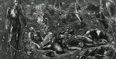 Briar Rose Serisinden Briar Wood by Edward Coley (after) Burne Jones