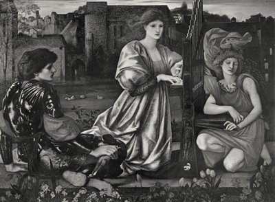 aşk şarkısı by Edward Coley (after) Burne Jones