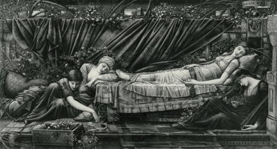 Briar Rose Serisinden Rose Bower by Edward Coley (after) Burne Jones