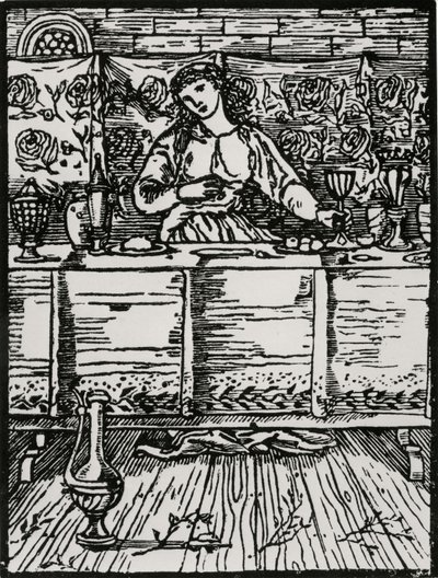 O yerken şarkı by Edward Coley (after) Burne Jones