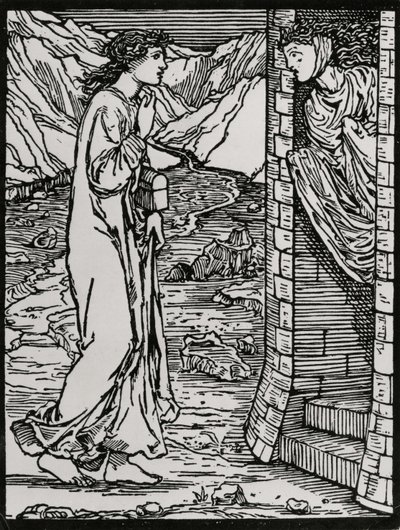Konuşan Kule by Edward Coley (after) Burne Jones
