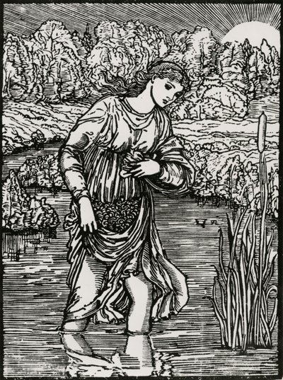 Sazların Görevi by Edward Coley (after) Burne Jones