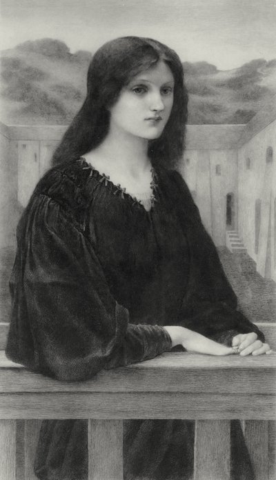 akşam sessizliği by Edward Coley (after) Burne Jones