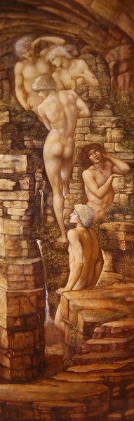 Tepe Perileri (tuval üzerine yağlı boya) by Edward Coley Burne Jones