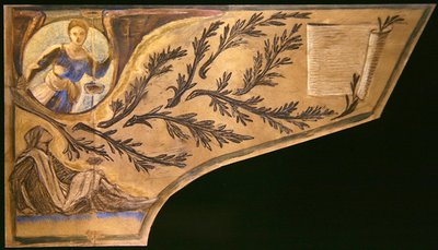 Şair Muse - piyano kapağı kağıdı (kağıt üzerinde renkli tebeşirler) by Edward Coley Burne Jones