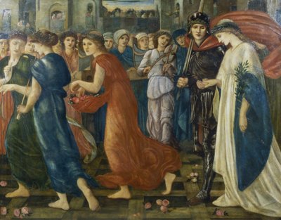 Aziz George ve Ejderha: No. 7 Dönüş by Edward Burne Jones