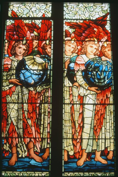 Yaratılış Melekleri: Üçüncü ve Dördüncü Günler, 1895 by Edward Burne Jones