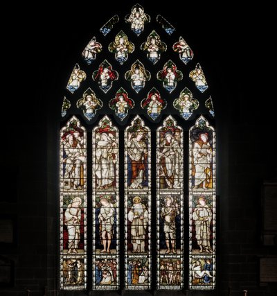 Birmingham, St Martin In The Bull Ring, Morris & Co., Edward Burne-Jones, Genel Pencere, 1876 by Edward Burne Jones