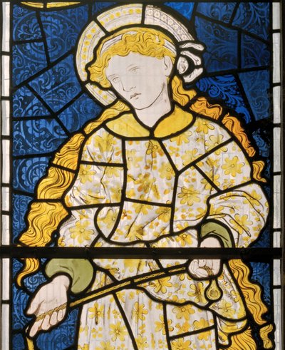 Bicester, Morris, Marshall, Faulkner & Co, Edward Burne-Jones, Yardım Kuruluşu, 1866 by Edward Burne Jones