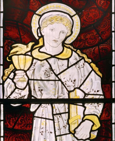 Bicester, Morris, Marshall, Faulkner & Co, Edward Burne-Jones, Faith, 1866 by Edward Burne Jones