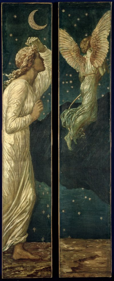Cupid ve Psyche - Saray Yeşil Duvar Resimleri - Cupid Psyche