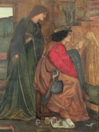 King Renes Balayı dolabından bir panel tasarımı, 1851 (kabin için 2043