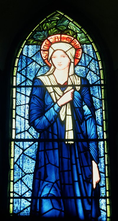 Meryem Ana vitray detay by Edward Burne Jones