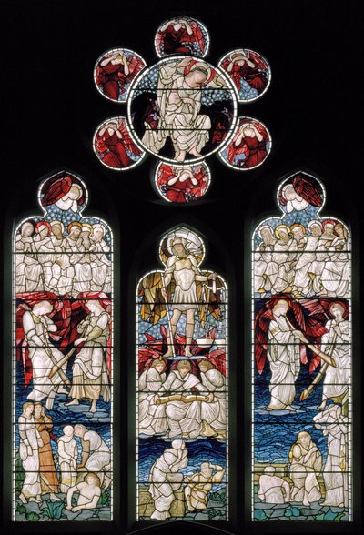 Easthampstead, St Michael & St Mary Magdalen, Morris & Co., Edward Burne-Jones, Son Yargı, St Michael, 1876 by Edward Burne Jones