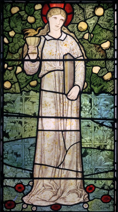 İnanç, 1867 (vitray) by Edward Burne Jones