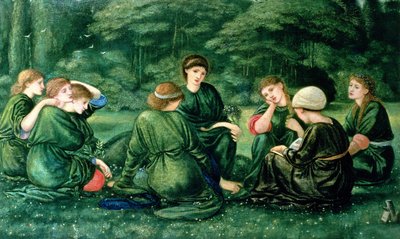 Yeşil Yaz, 1868 by Edward Burne Jones
