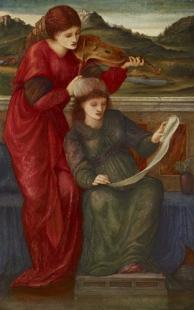 Müzik, 1877 by Edward Burne Jones