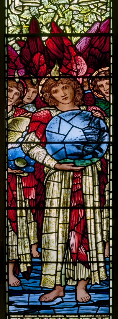 Oxford Harris Manchester Koleji, Morris & Co., Edward Burne-Jones, Yaratılış Günleri by Edward Coley Burne Jones