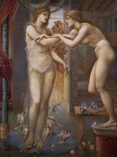 Pygmalion ve Görüntü: Tanrı Ateşi, 1868-78 by Edward Burne Jones