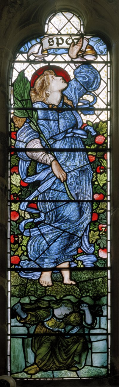 Rochdale, Aziz Çad, Morris & Co., Edward Burne-Jones, Hope, 1873 by Edward Burne Jones