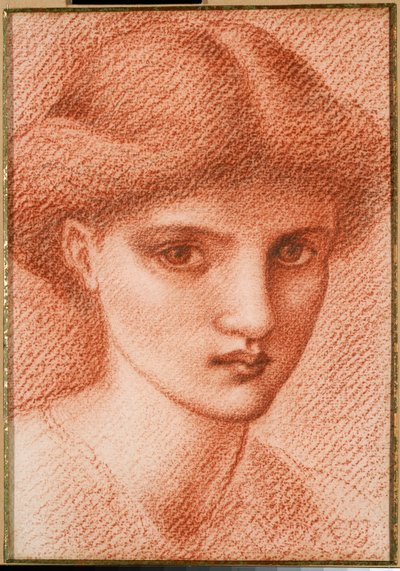 Bir Kızın Kafasının İncelenmesi by Edward Burne Jones