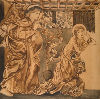 Müjde, c.1862 by Edward Burne Jones