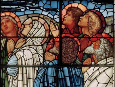 Yükseliş Penceresi, detay, 1885 (vitray) by Edward Burne Jones