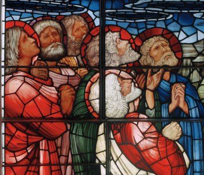 Yükseliş Penceresi, detay, 1885 (vitray) by Edward Burne Jones