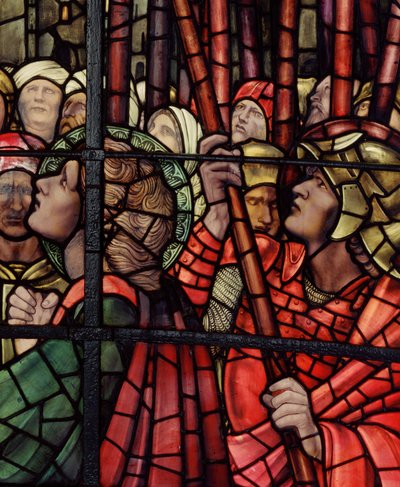 Çarmıha Gerilme Penceresi, detay, 1888 (vitray) by Edward Burne Jones