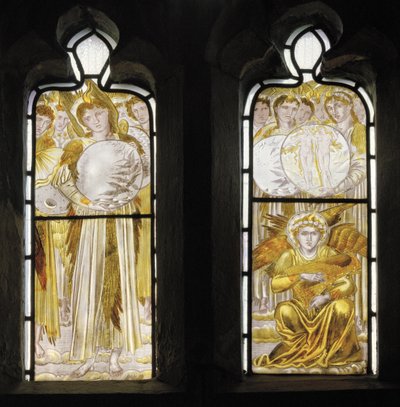 Yaratılış Günleri, detay, 1870 by Edward Burne Jones