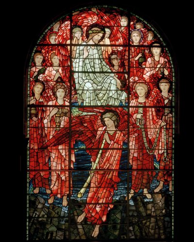 Kıyamet Penceresi, detay, 1897 (vitray) by Edward Burne Jones