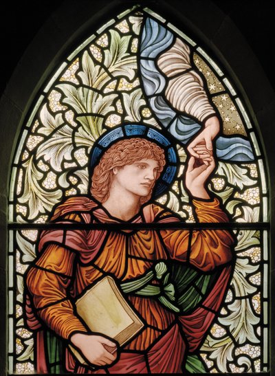 Wilden, All Saints, Morris & Co., Edward Burne-Jones, John Henry Dearle (1859-1932), Enoch, detay, 1902-1914, Louisa, Alfred, The Baldwins, Başbakan, Metodist, Worcestershire, Sanat ve El Sanatları, r by Edward Coley and Dearle Burne Jones