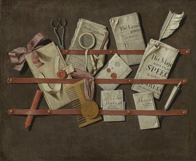 Trompe loeil, 1698 by Edward Collier