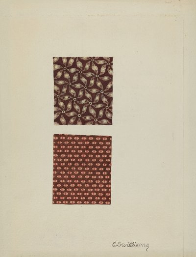 Baskılı Pamuk Örnekleri by Edward D. Williams