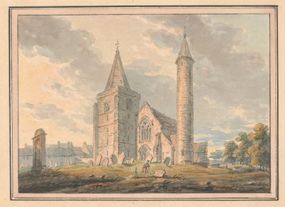 Brechin Katedrali ve yuvarlak kule, Forfarshire, İskoçya by Edward Dayes