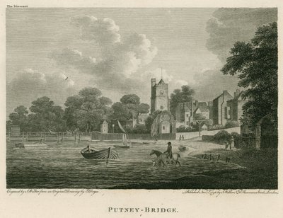 Putney Köprüsü, Londra by Edward Dayes
