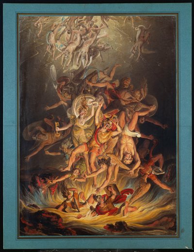 Meleklerin Düşüşü, 1798 by Edward Dayes