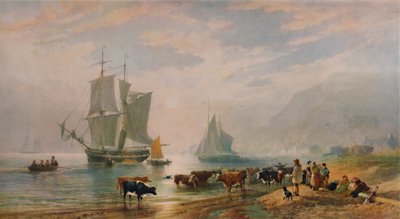 Bir Yaz Akşamı: İniş Sığırları, 1858, 1935 by Edward Duncan