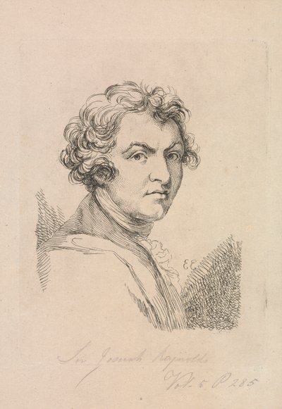 Sör Joshua Reynolds by Edward Edwards