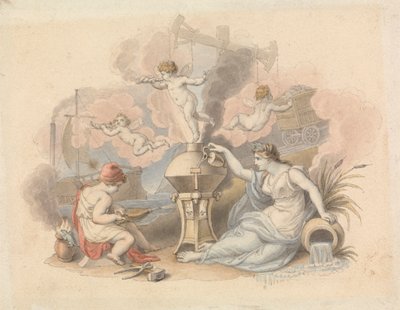 Buhar Alegorisi by Edward Francis Burney