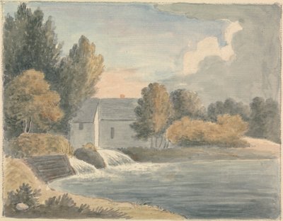 Bathampton Değirmeni by Edward Francis Burney