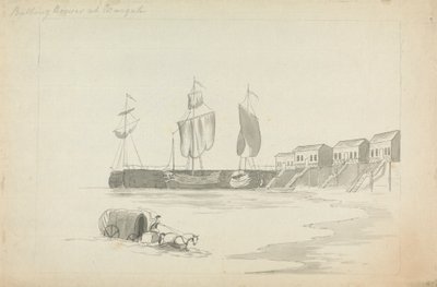 Margate'deki Banyo Evleri by Edward Francis Burney